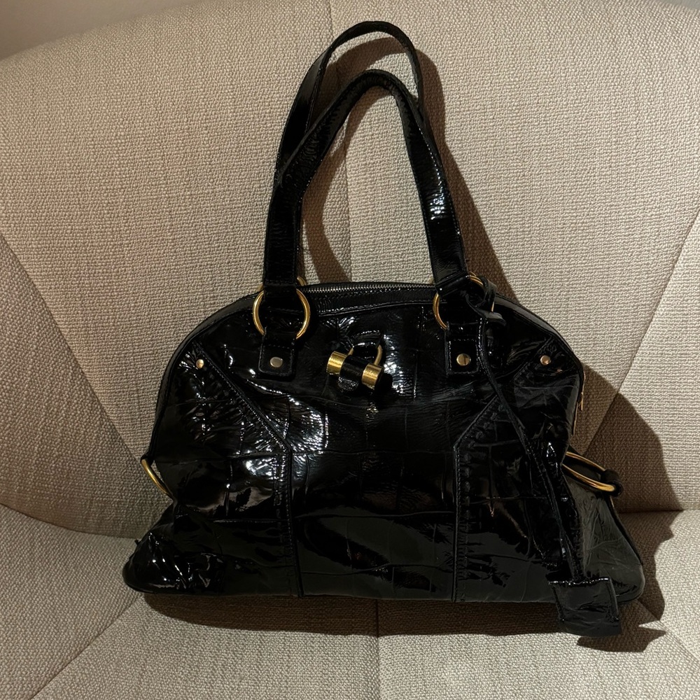 Saint Laurent Muse Patent Leather Bag